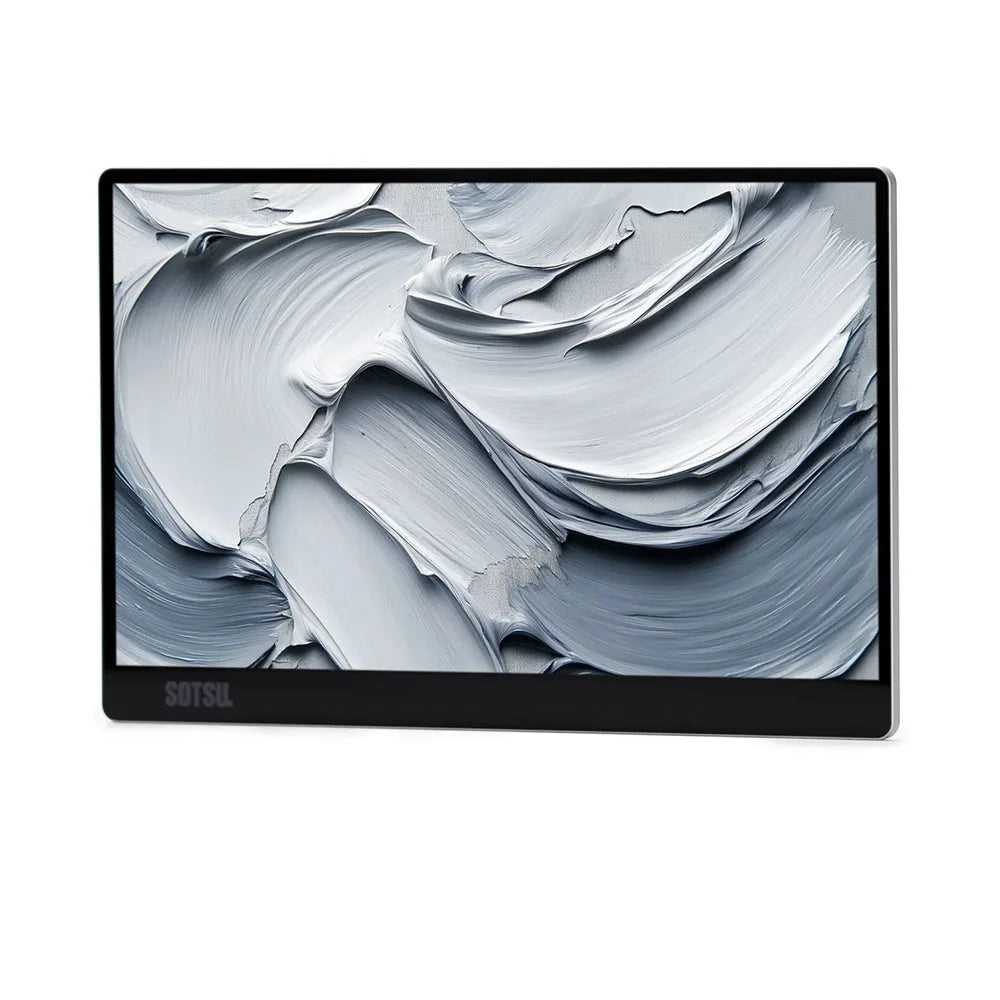 SOTSU FlipAction Go 14″ จอมอนิเตอร์สำหรับพกพา มีบานพับ หมุนได้ สว่าง 400 nits - สี Silver