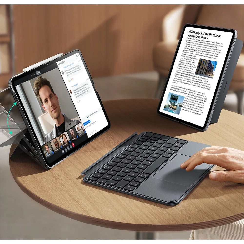 ESR Shift Keyboard Case (Detachable) เคสคีย์บอร์ด สำหรับ iPad Air 13″ ชิป M3/M2 (2nd Gen/2025)