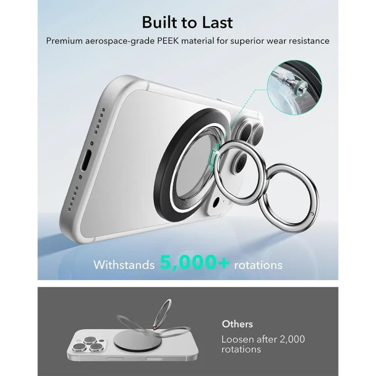 ESR Dual-Side Magnetic Phone Grip Stand 360 ขาตั้งแหวนแม่เหล็ก สี Black