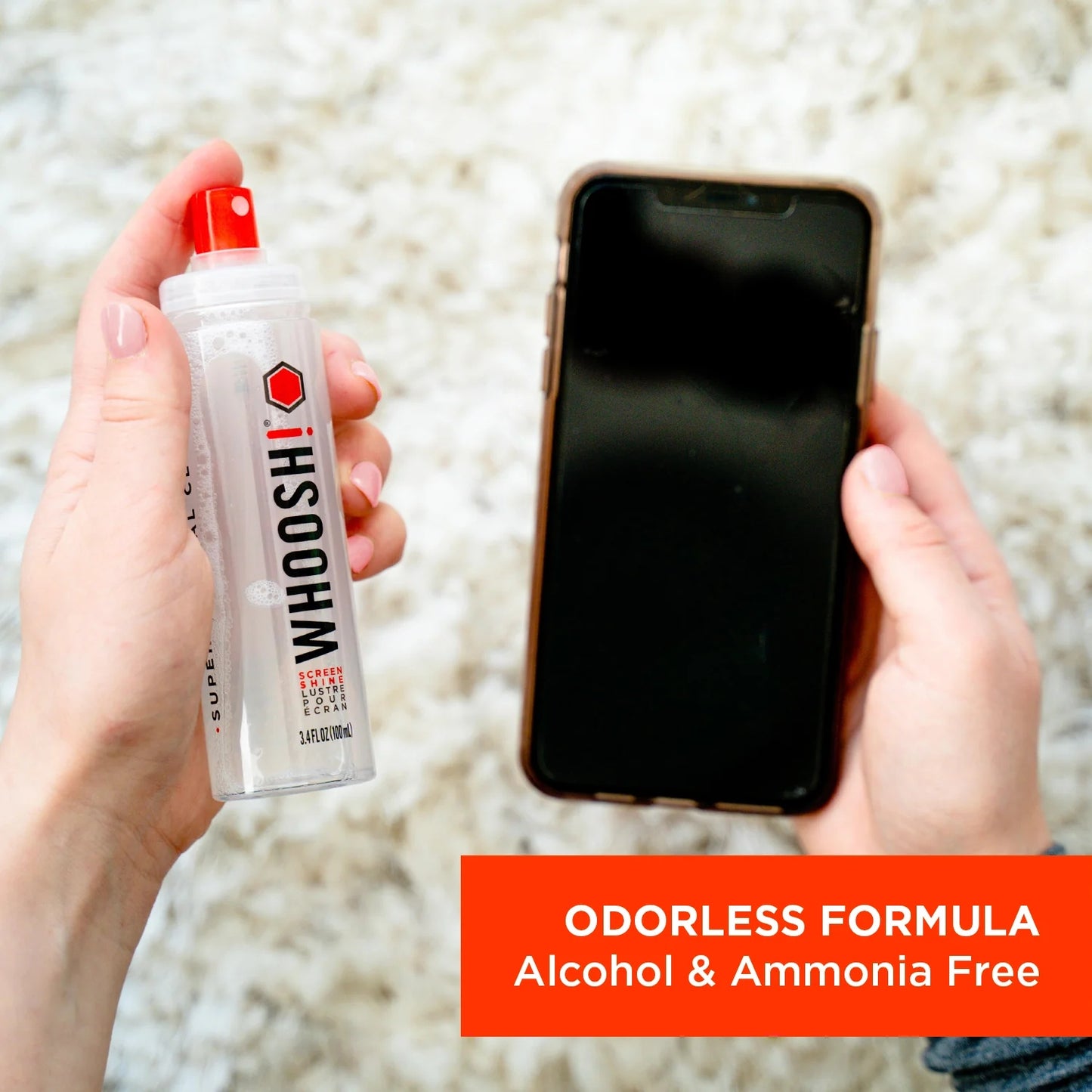 WHOOSH Screen Shine น้ำยาทำความสะอาด สำหรับหน้าจอ Pocket  8ml / Go XL 100ml