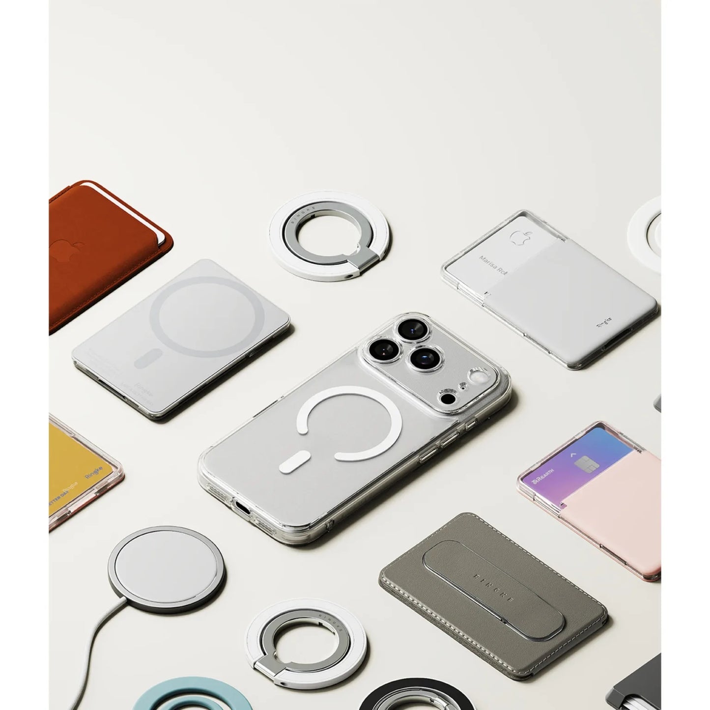 Ringke Fusion (Magnetic) เคสใสกันกระแทกสำหรับ iPhone 17 / 17 Air / 17 Pro / 17 Pro Max เคสใสโชว์ดีไซน์เครื่อง