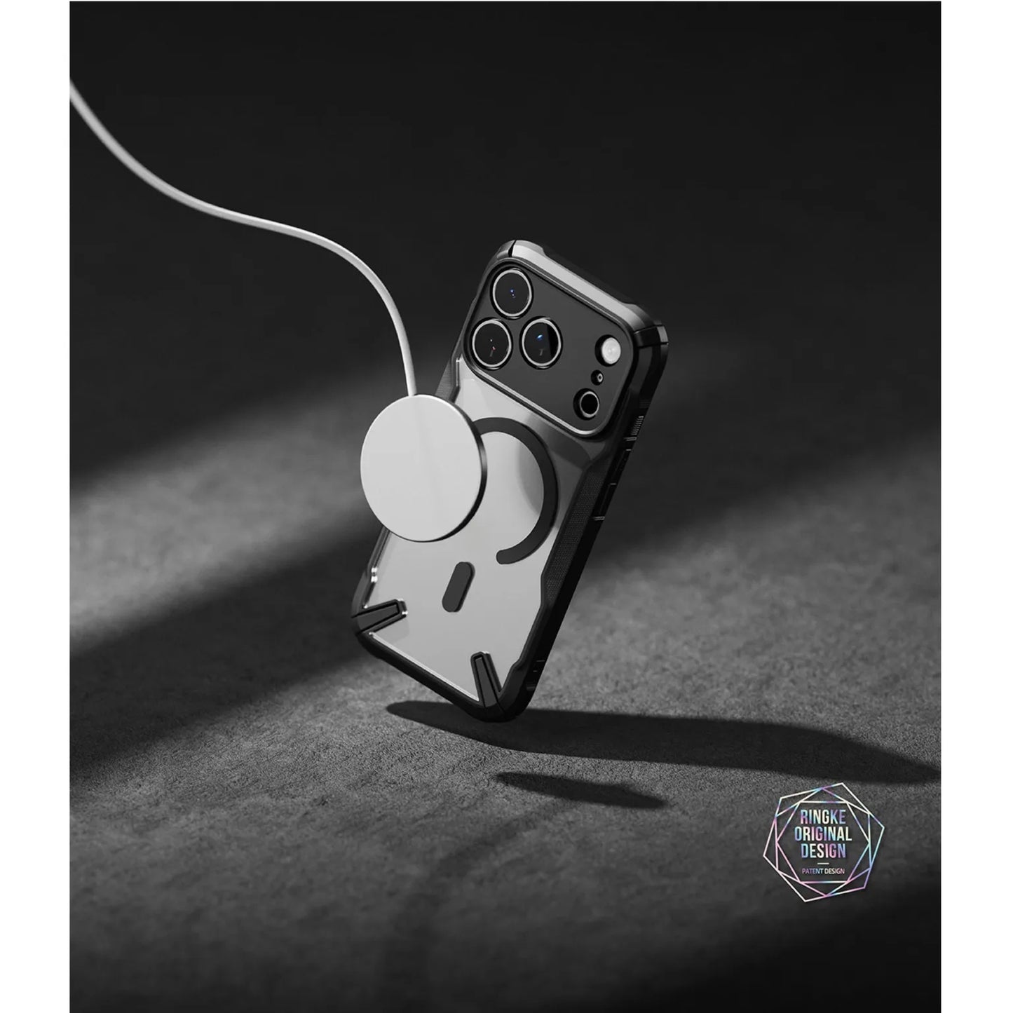 Ringke Fusion X (Magnetic)  เคสกันกระแทกสำหรับ iPhone 17 / 17 Pro / 17 Pro Max ฝาหลังใส Crystal Clear