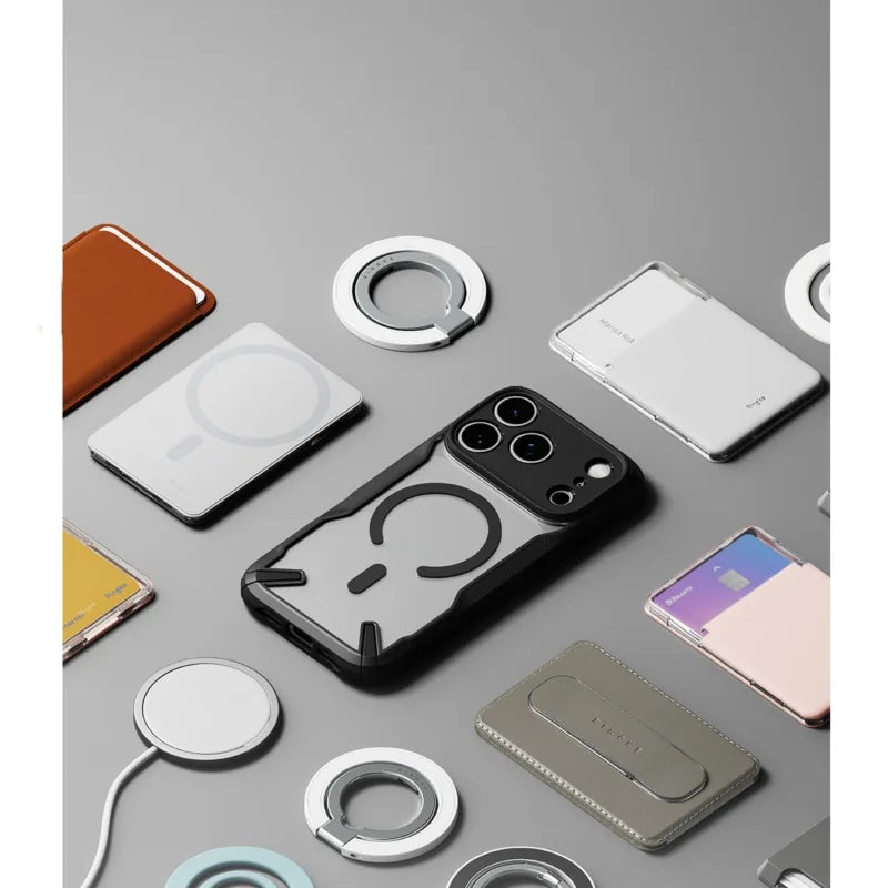 Ringke Fusion X (Magnetic)  เคสกันกระแทกสำหรับ iPhone 17 / 17 Pro / 17 Pro Max ฝาหลังใส Crystal Clear