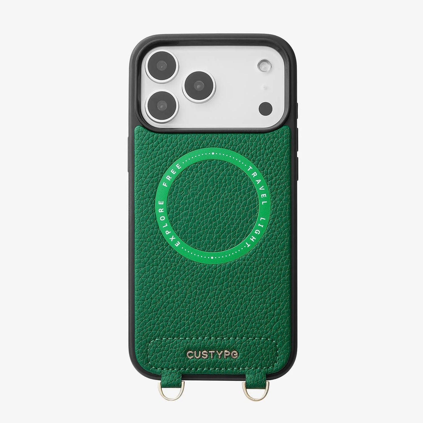 Custype Leather Case with Stand & Round Pouch เคสกันกระแทกสำหรับ iPhone 17 Pro / 17 Pro Max