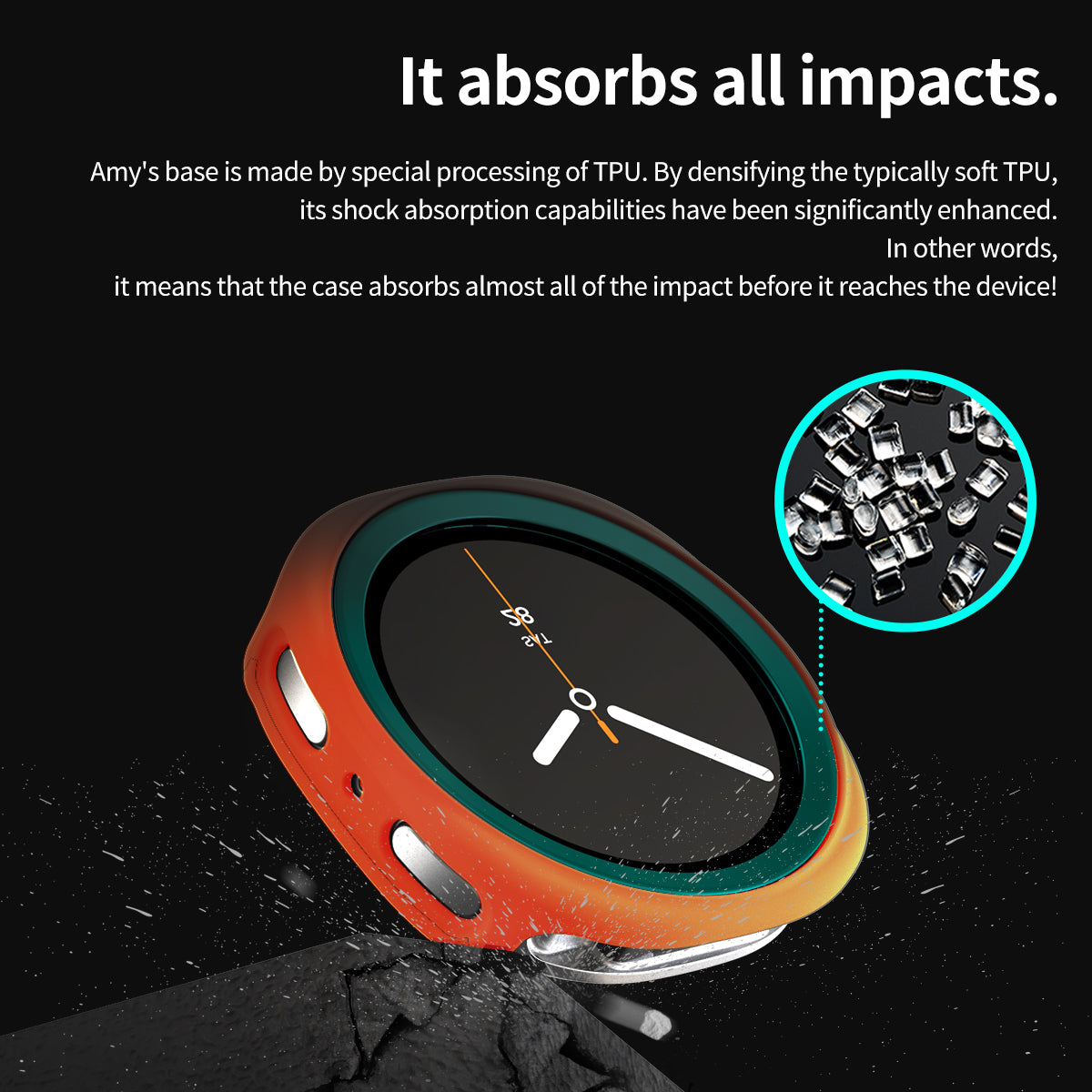 Araree AMY เคสกันกระแทก สำหรับ Galaxy Watch 8