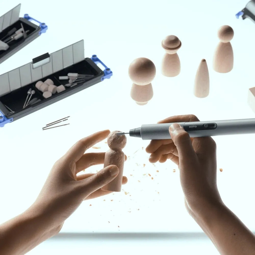 HOTO SNAPBLOQ™ R-A04 Electric Mini Rotary Tool Kit โรตารี่ไร้สายขนาดกะทัดรัด อุปกรณ์เสริม 38 ชิ้น