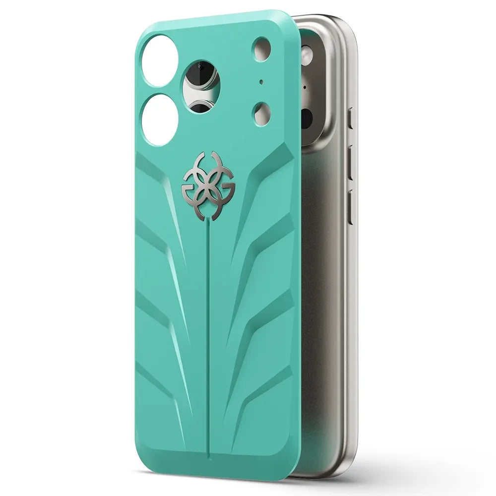 Golden Concept RSR17 Magnetic Shield แผ่นหลังเคสยาง FKM สำหรับ iPhone 17 Pro /17 Pro Max - สี Aero Mint
