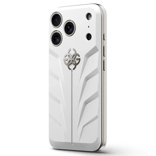 Golden Concept RSR17 Magnetic Shield แผ่นหลังเคสยาง FKM สำหรับ iPhone 17 Pro /17 Pro Max - สี Daytona White