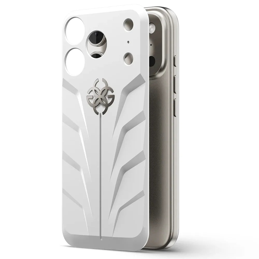 Golden Concept RSR17 Magnetic Shield แผ่นหลังเคสยาง FKM สำหรับ iPhone 17 Pro /17 Pro Max - สี Daytona White
