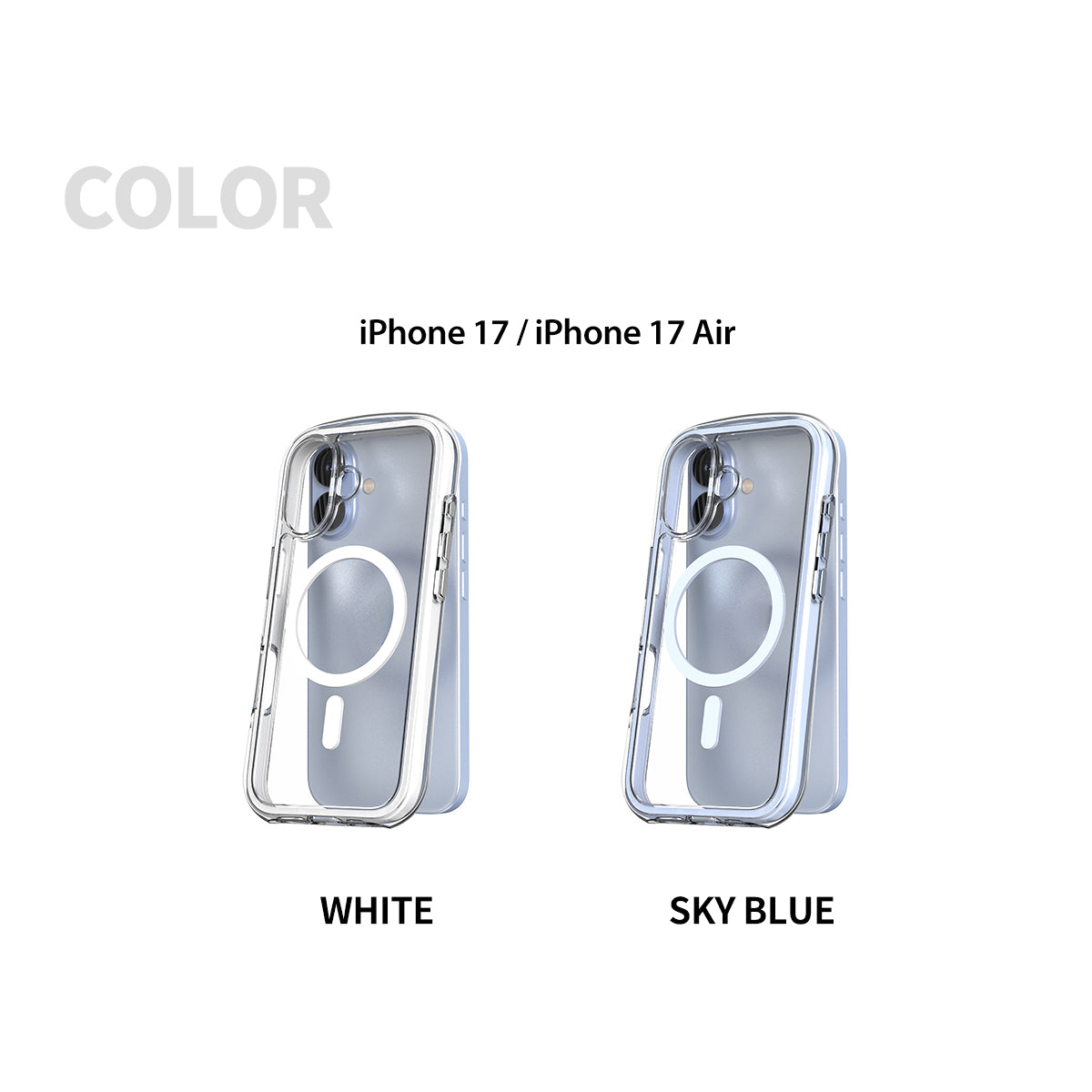 Araree Duple M Air เคสใสกันกระแทก สำหรับ iPhone 17/ 17 Air/ 17 Pro/ 17 Pro Max พร้อมกันกระแทก Air Cap