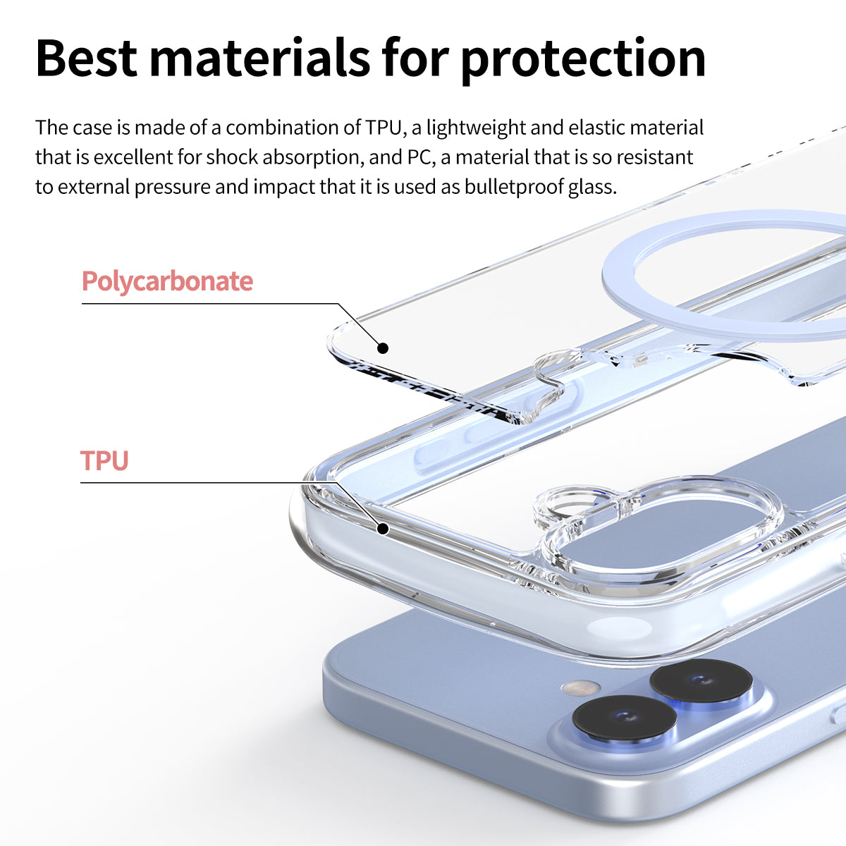 Araree Duple M Air เคสใสกันกระแทก สำหรับ iPhone 17/ 17 Air/ 17 Pro/ 17 Pro Max พร้อมกันกระแทก Air Cap