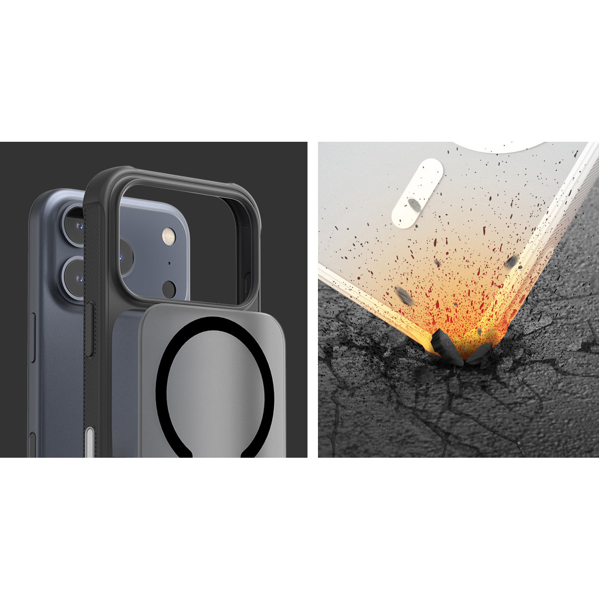 Araree Duple M Armor เคสกันกระแทก สำหรับ iPhone 17/ 17 Air/ 17 Pro/ 17 Pro Max มีแถบกันกระแทกที่มุมเคส