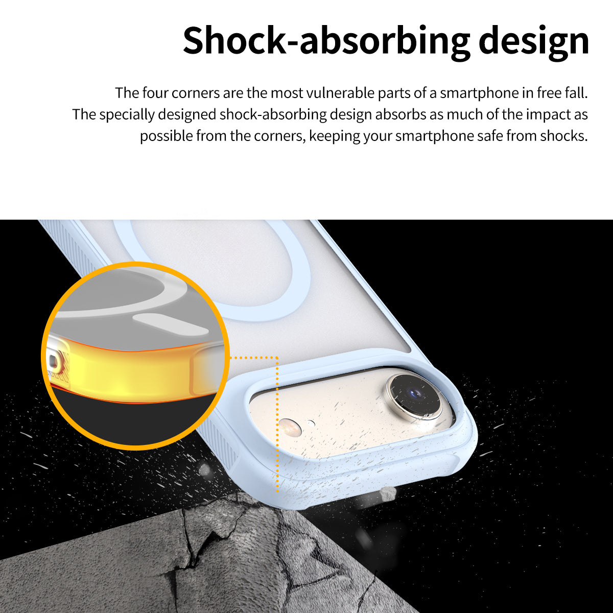 Araree Duple M Armor เคสกันกระแทก สำหรับ iPhone 17/ 17 Air/ 17 Pro/ 17 Pro Max มีแถบกันกระแทกที่มุมเคส