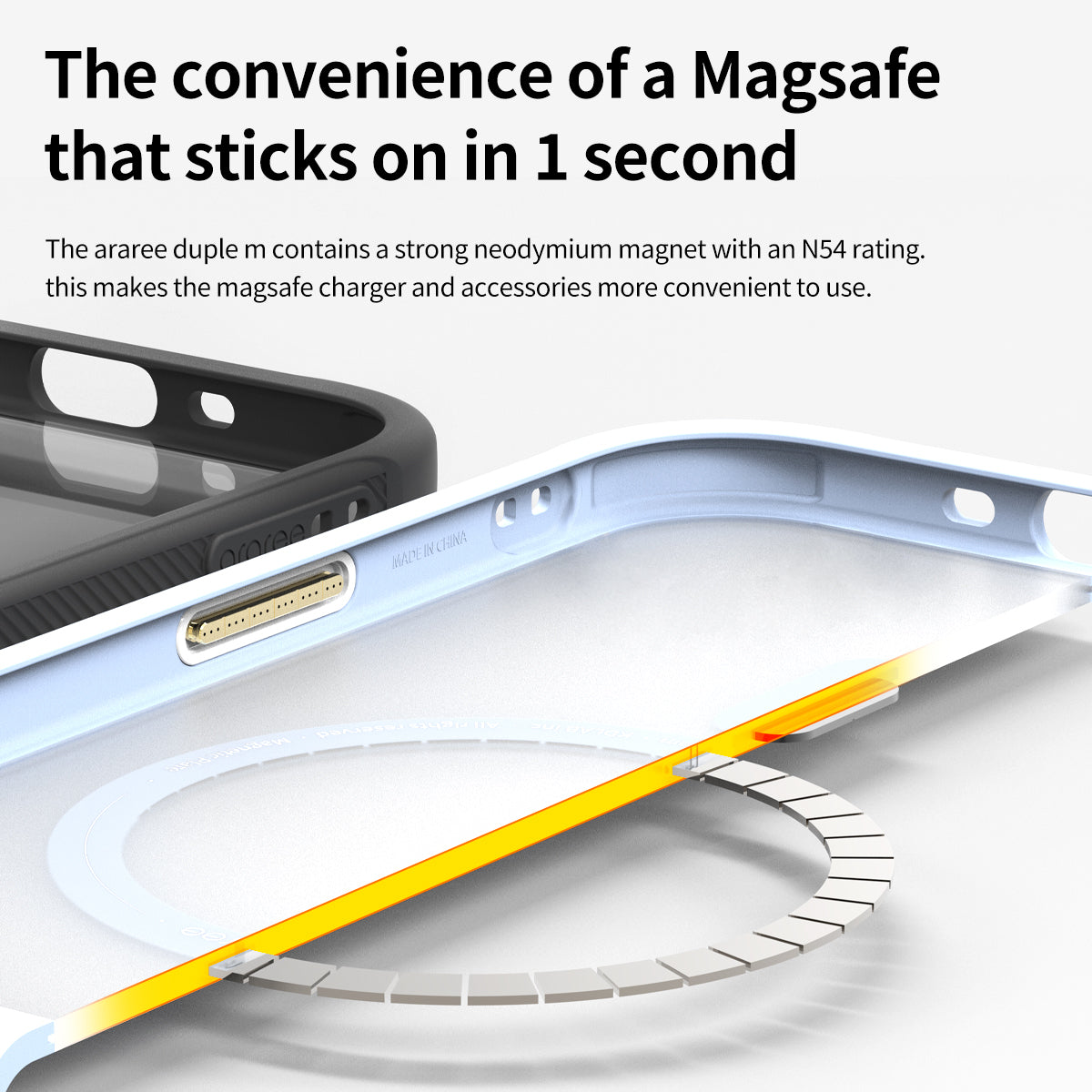 Araree Duple M Armor เคสกันกระแทก สำหรับ iPhone 17/ 17 Air/ 17 Pro/ 17 Pro Max มีแถบกันกระแทกที่มุมเคส