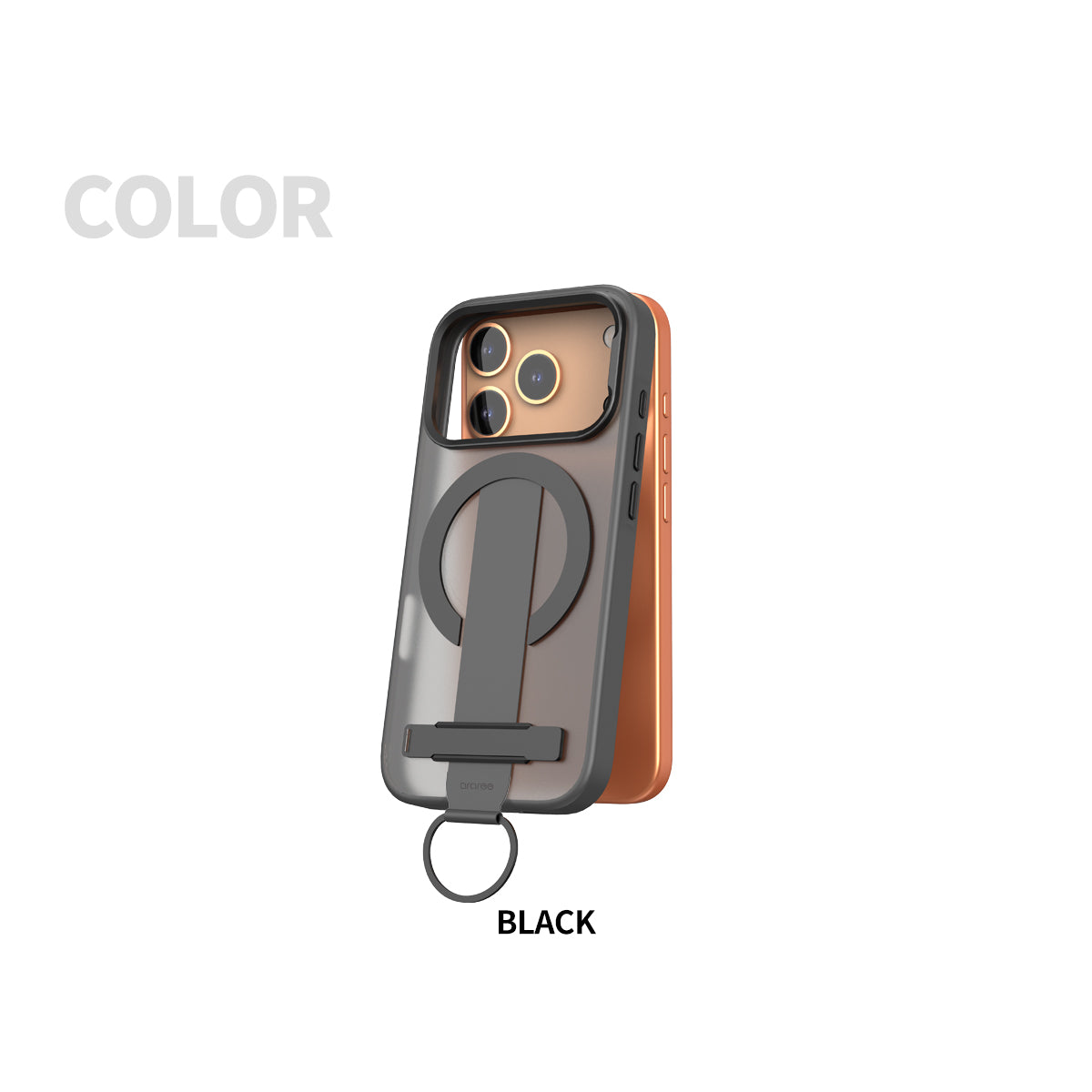 Araree Duple M Grip เคสกันกระแทกพร้อมขาตั้ง สำหรับ iPhone 17/ 17 Air/ 17 Pro/ 17 Pro Max พร้อมสายรัดซิลิโคน