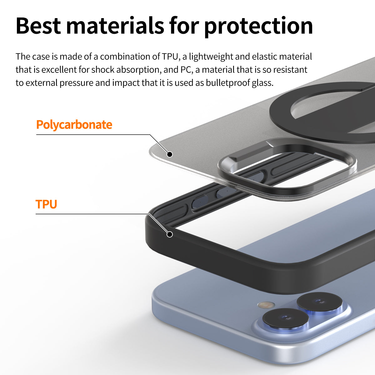 Araree Duple M Grip เคสกันกระแทกพร้อมขาตั้ง สำหรับ iPhone 17/ 17 Air/ 17 Pro/ 17 Pro Max พร้อมสายรัดซิลิโคน