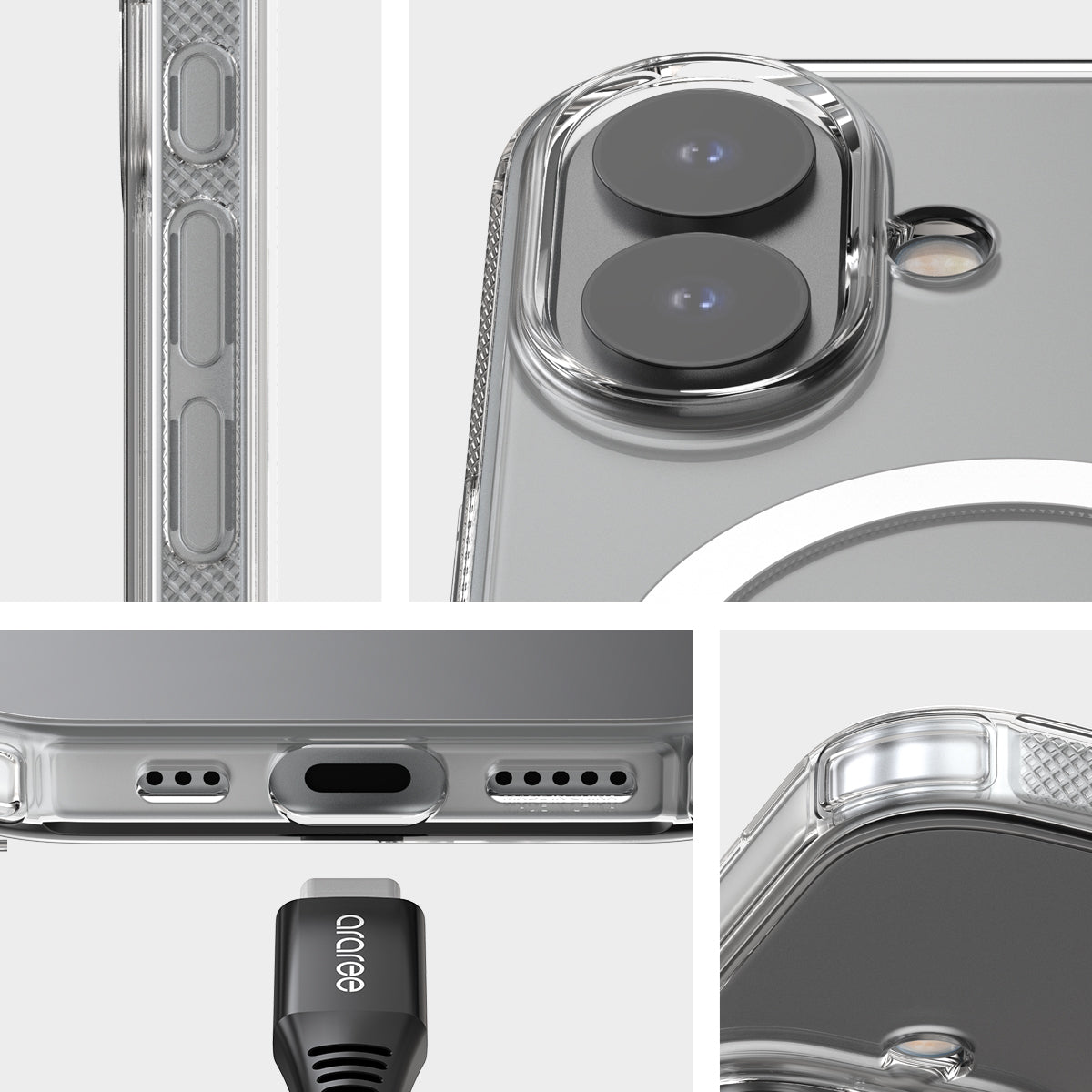 Araree Flexield M เคสใสพรีเมียม สำหรับ iPhone 17/ 17 AIR/ 17 Pro/ 17 Pro Max ดูดซับแรงกระแทกได้ดี