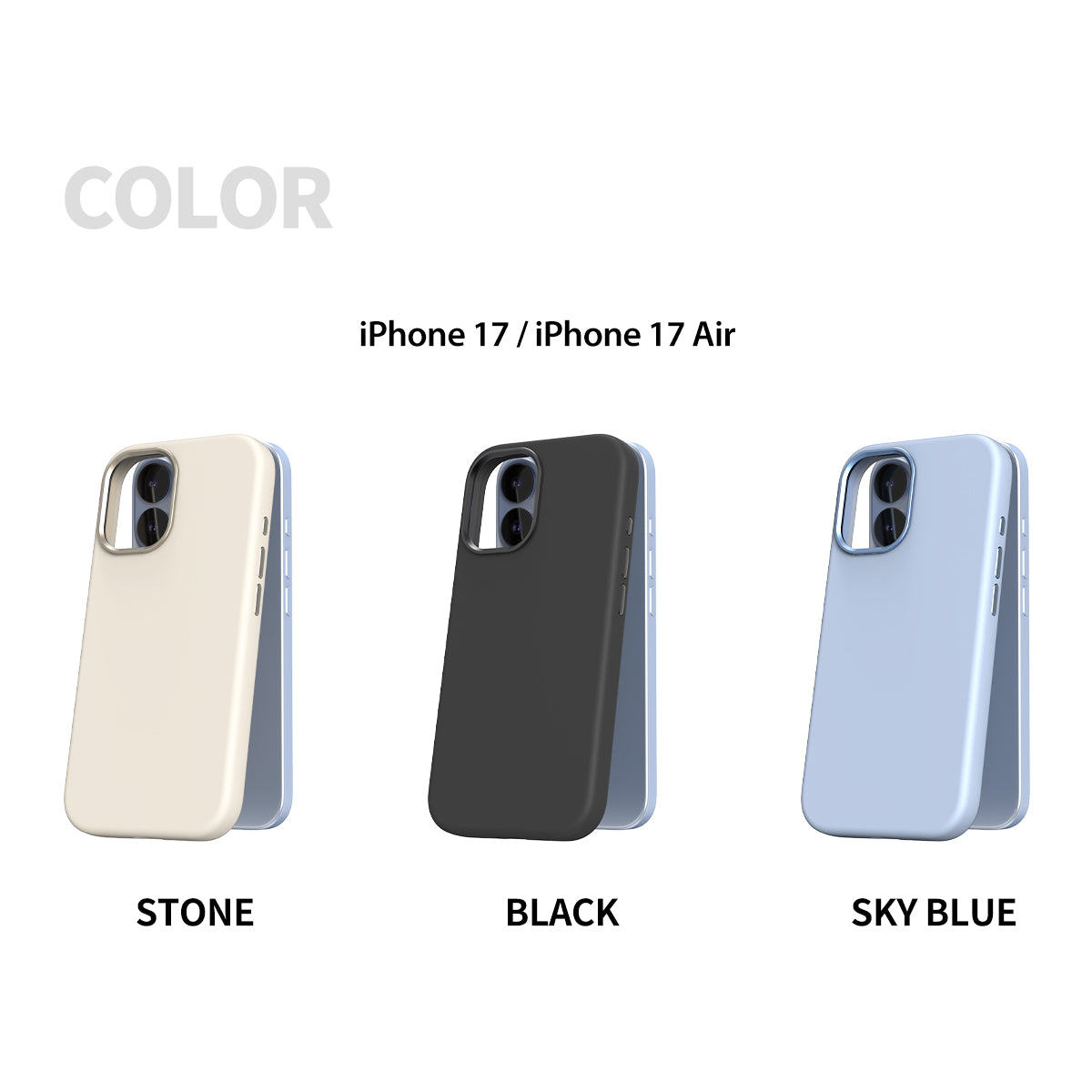 Araree Typo Skin M เคสเนื้อนุ่ม สำหรับ iPhone 17/ 17 Air/ 17 Pro/ 17 Pro Max สไตล์มินิมอล