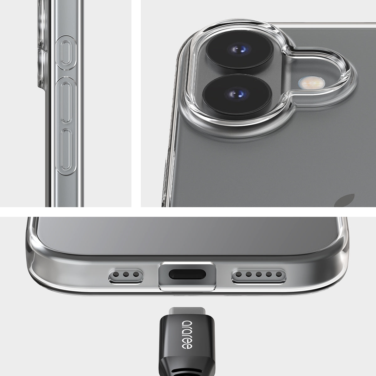 Araree A-FIT เคสใสเนื้อนุ่ม สำหรับ iPhone 17/ 17 Air/ 17 Pro/ 17 Pro Max วัสดุ TPU เกรดพรีเมียม