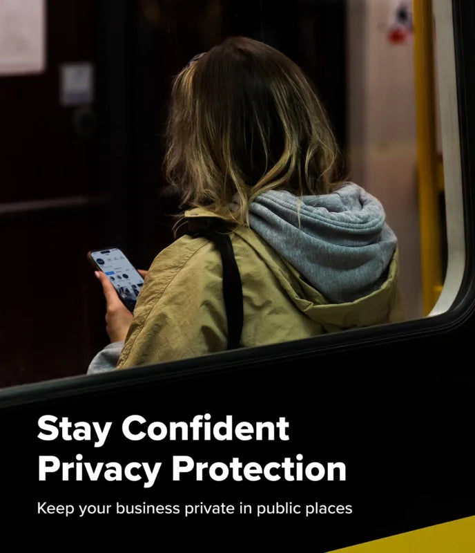 Ringke Easy Slide Privacy Temper Glass ฟิล์มกระจกสำหรับ iPhone 17 / 17 Air / 17 Pro / 17 Pro Max ฟิล์ม 2 แผ่นพร้อมอุปกรณ์ติดตั้ง