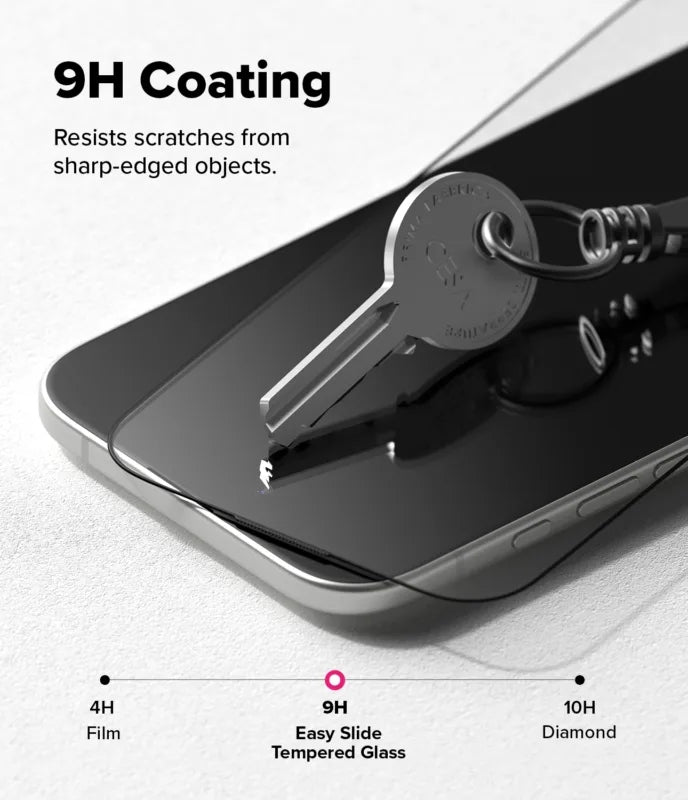 Ringke Easy Slide Temper Glass ฟิล์มกระจกสำหรับ iPhone 17 / 17 Air / 17 Pro / 17 Pro Max ฟิล์ม 2 แผ่นพร้อมอุปกรณ์ติดตั้ง