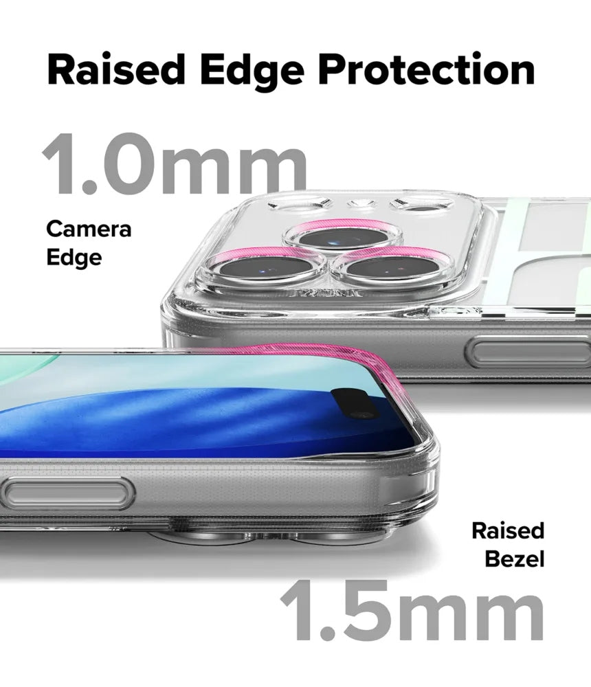 Ringke Fusion Design เคสกันกระแทกสำหรับ iPhone 17 / 17 Pro / 17 Pro Max เคสไฮบริดสีใสสไตล์มินิมอล