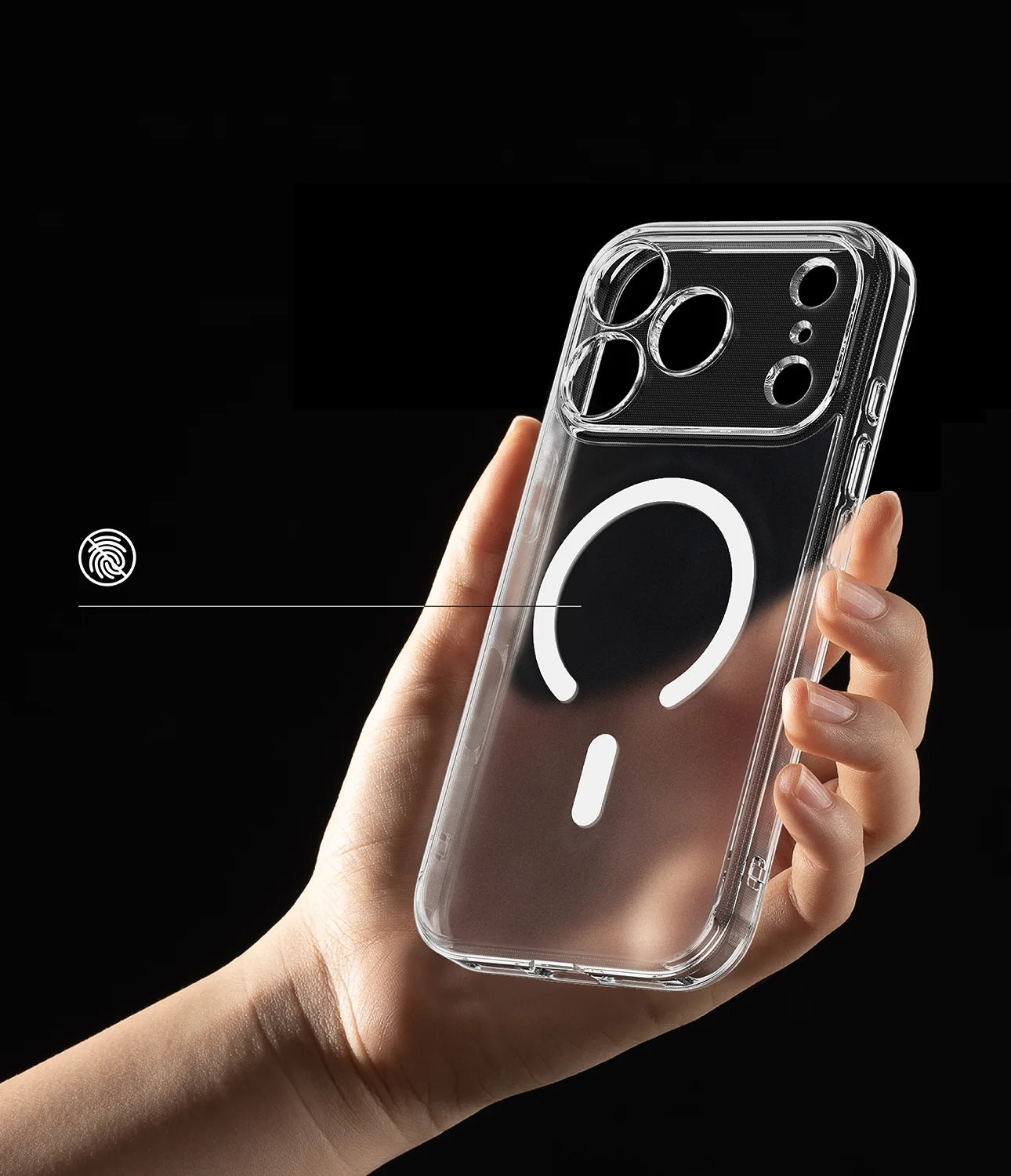 Ringke Fusion (Magnetic) เคสใสกันกระแทกสำหรับ iPhone 17 / 17 Air / 17 Pro / 17 Pro Max เคสใสโชว์ดีไซน์เครื่อง