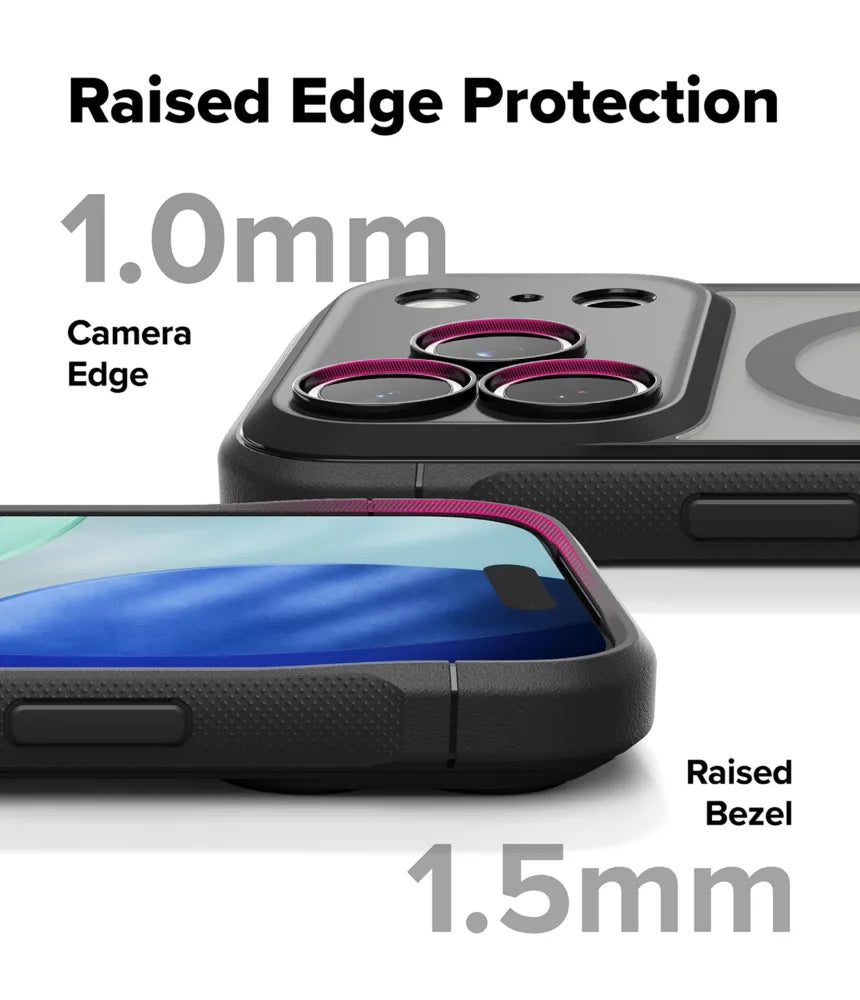 Ringke Fusion Bold (Magnetic) เคสกันกระแทกสำหรับ iPhone 17 Pro Max ดีไซน์ขอบทึบการป้องกันแข็งแกร่ง