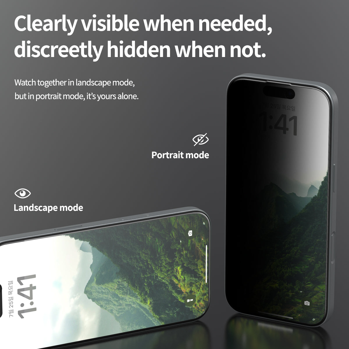 Araree Core Privacy ฟิล์มกระจกกันรอย สำหรับ iPhone 17/ 17 Air/ 17 Pro/ 17 Pro Max ป้องกันการมองเห็นด้านข้าง