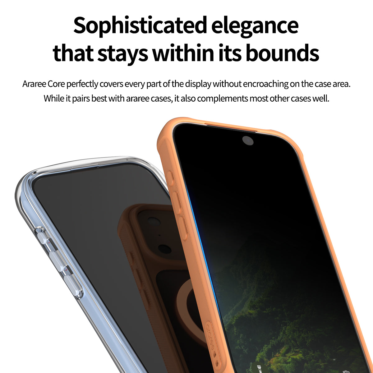 Araree Core Privacy ฟิล์มกระจกกันรอย สำหรับ iPhone 17/ 17 Air/ 17 Pro/ 17 Pro Max ป้องกันการมองเห็นด้านข้าง