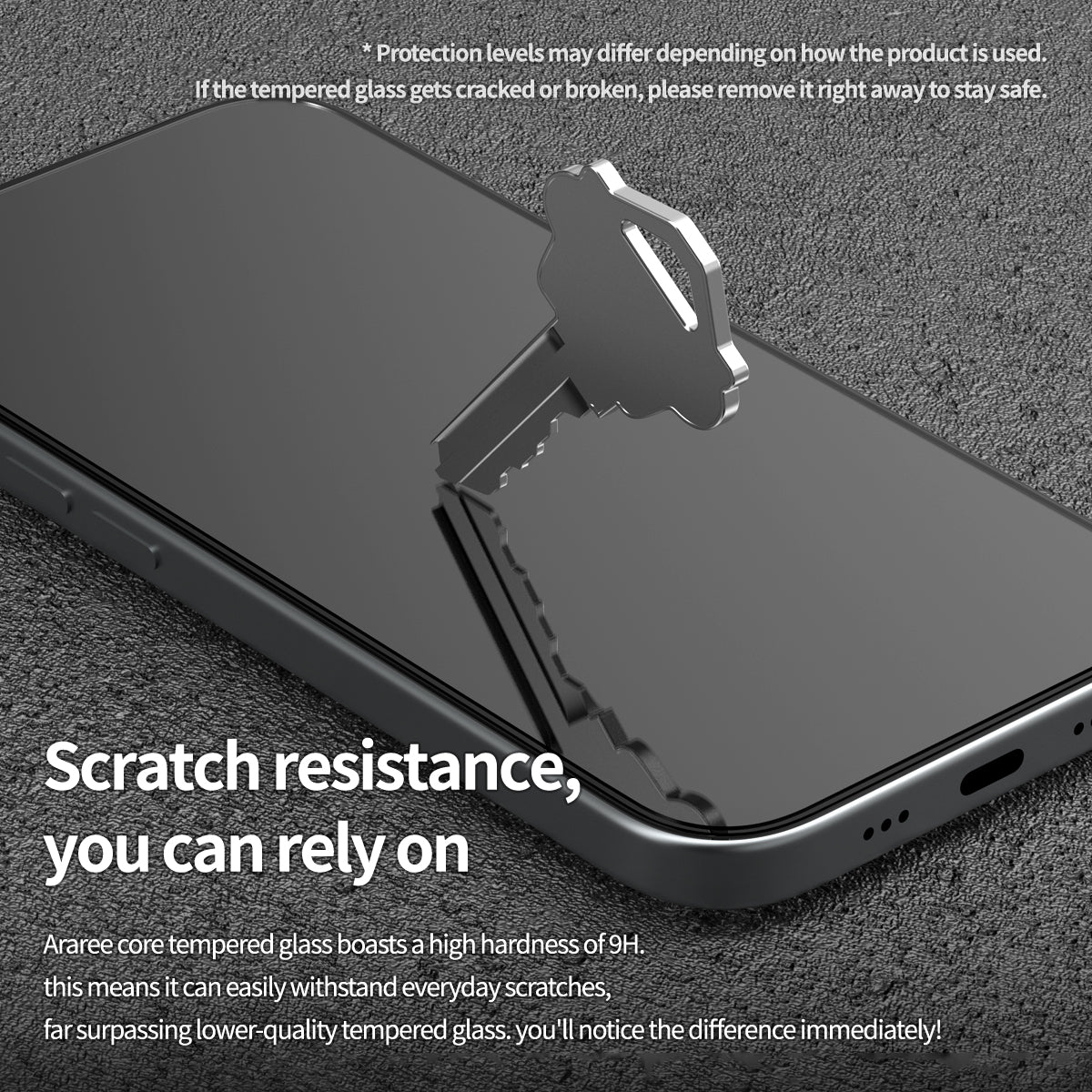 Araree Core Glass กระจกกันรอยหน้าจอ สำหรับ iPhone 17/ 17 Air/ 17 Pro/ 17 Pro Max ดีไซน์ไร้ขอบ