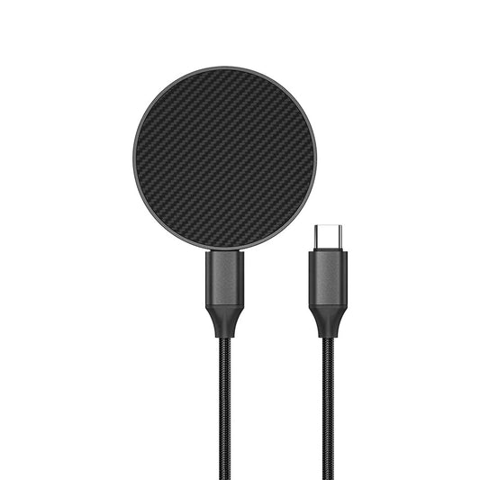 WiWU Kevlar Wireless Charger (Wi-W034) แท่นชาร์จไร้สาย สี Kevlar