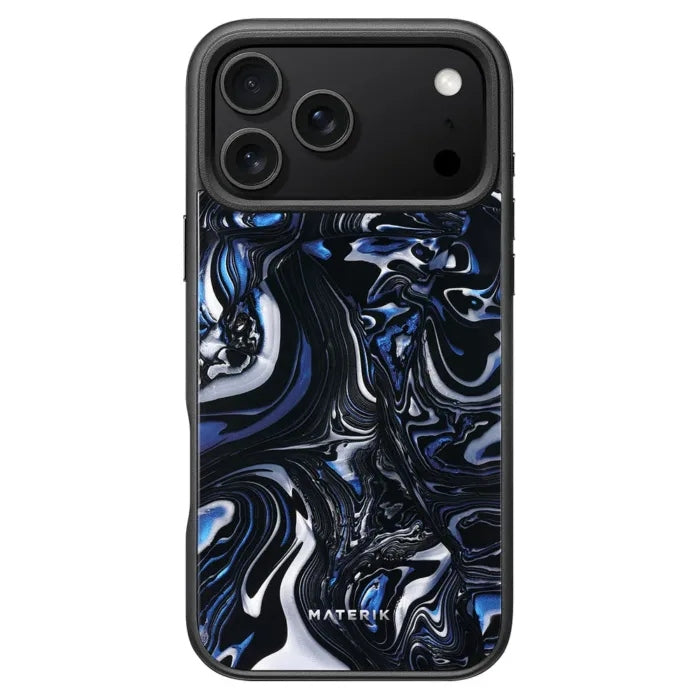 Materik Luxury & Personalized เคสกันกระแทกสำหรับ iPhone 17 Pro / 17 Pro Max สี Black Pearl