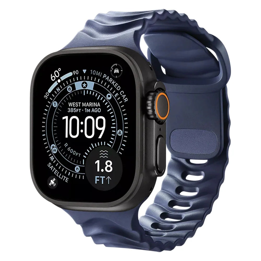 Materik FKM Ripple Band สายนาฬิกา สำหรับ Apple Watch Ultra 3 (49mm) / 42(3)/44/45/46/49mm