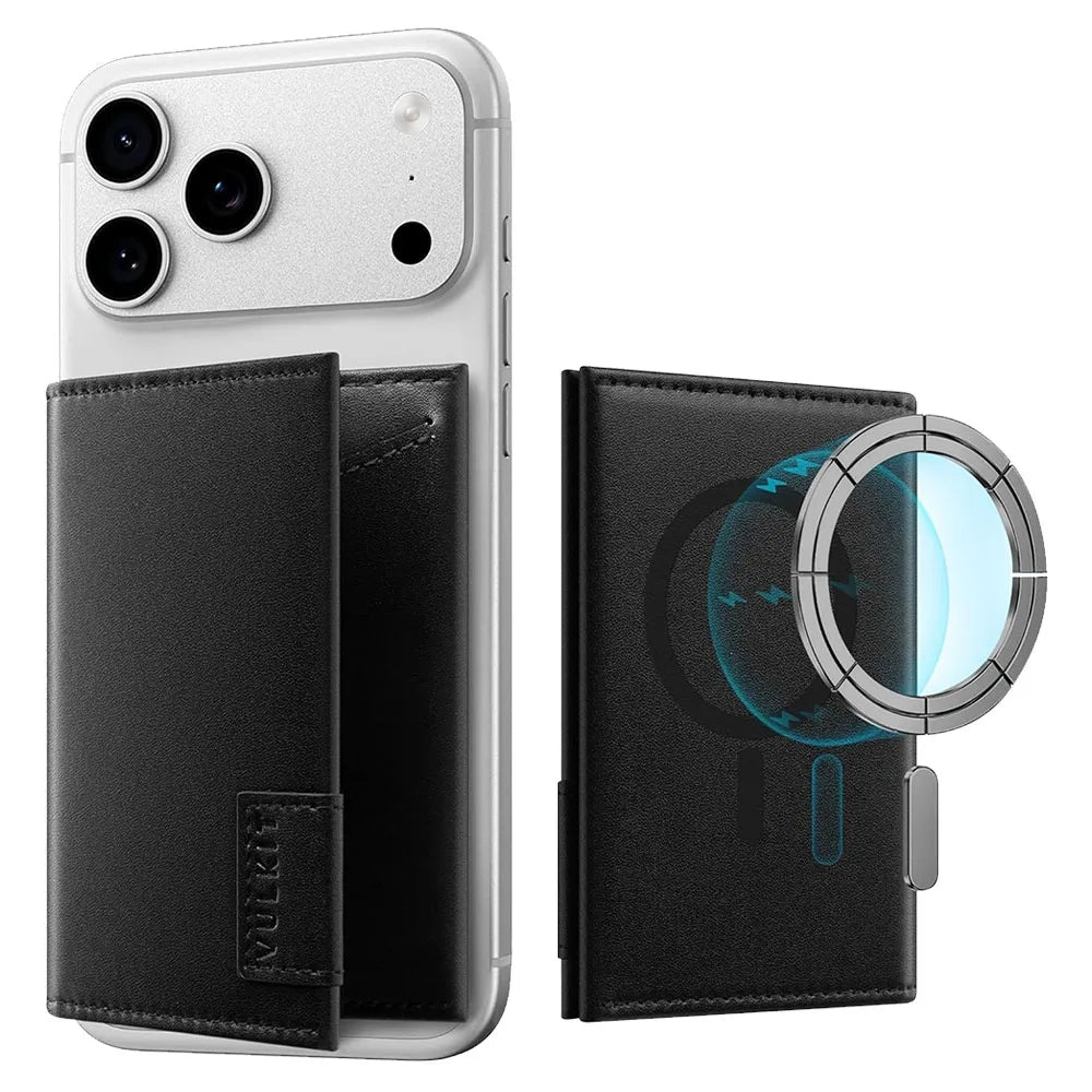 Vulkit VPA111 Magnetic Card Holder Wallet ที่เก็บบัตรติดหลังมือถือ กระเป๋าใส่บัตรแบบ Magnetic