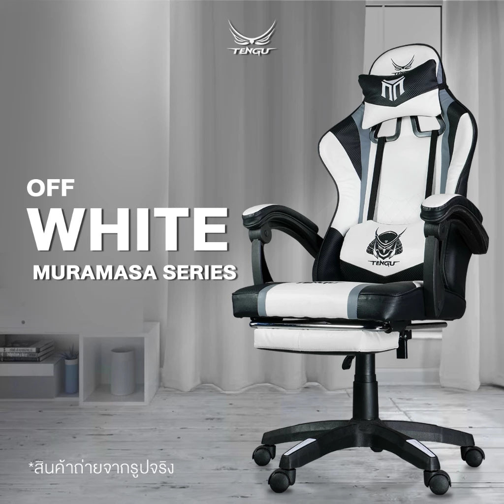 Tengu Muramasa Gaming Chair เก้าอี้เกมมิ่ง ปรับเอนนอนได้ 135 องศา พร้อมที่พักขา
