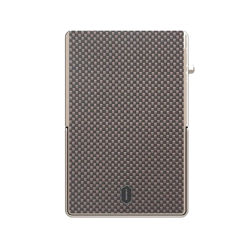 WiWU Warriors Carbon Magnetic Metal Stand ที่เก็บบัตรติดหลังมือถือ สี Orange