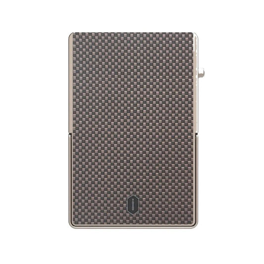 WiWU Warriors Carbon Magnetic Metal Stand ที่เก็บบัตรติดหลังมือถือ สี Orange