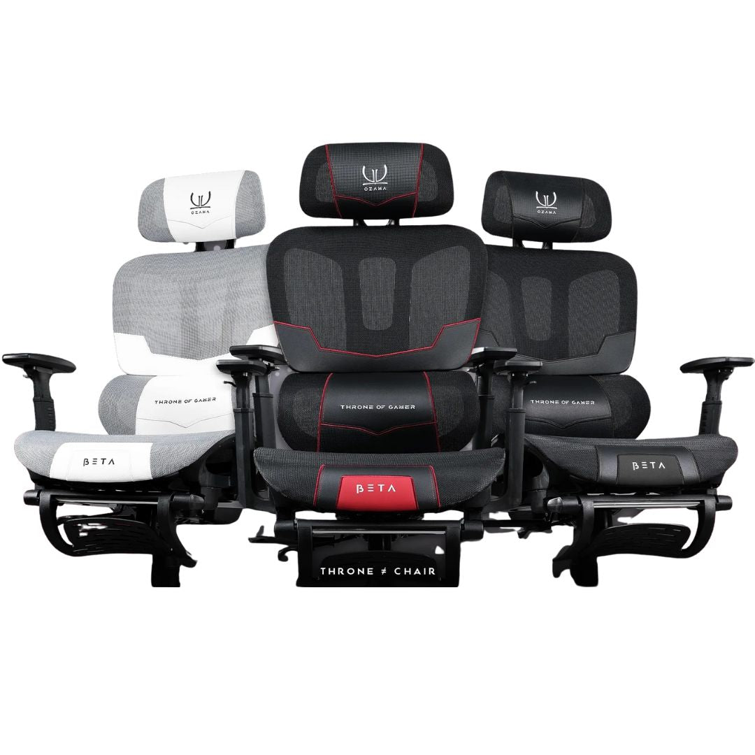 Tengu Ozama Beta Ergonomics Gaming Chair เก้าอี้สุขภาพดีไซน์เกมมิ่ง รับน้ำหนัก 150 กก