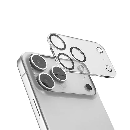 Ples Camera Lens Full Edge Coverage กระจกเลนส์กล้องสำหรับ iPhone 17 / 17 Air / 17 Pro / 17 Pro Max (พร้อมชุดทำความสะอาด)