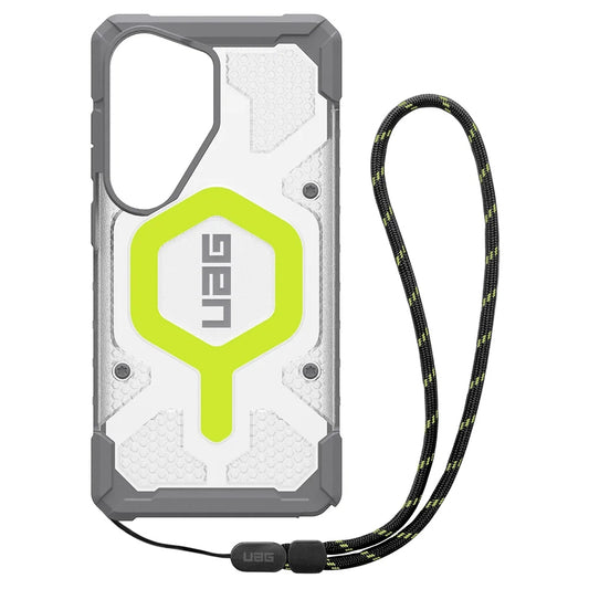 UAG Pathfinder Clear (Magnetic) Bundle เคสกันกระแทก สำหรับ Galaxy S26 Ultra สี Active Neon Lanyard