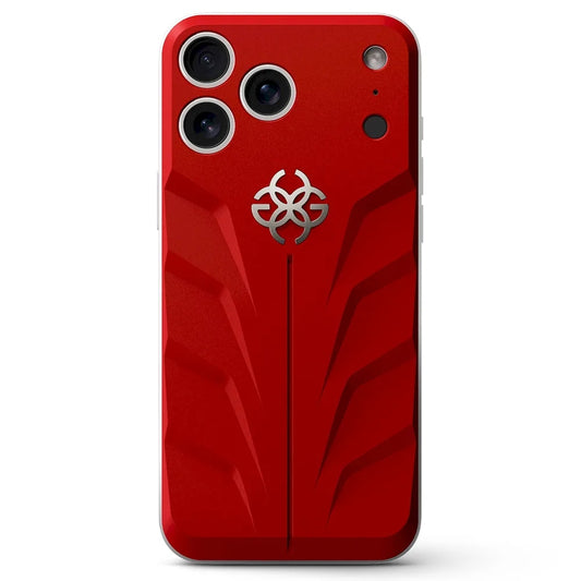 Golden Concept RSR17 Magnetic Shield แผ่นหลังเคสยาง FKM สำหรับ iPhone 17 Pro /17 Pro Max - สี Rosso Corsa