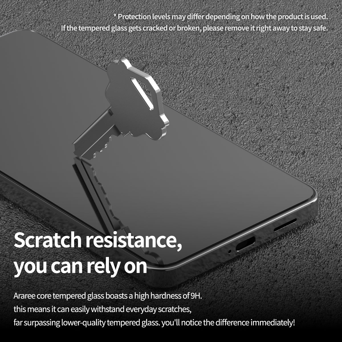 ARAREE CORE ฟิล์มกระจกกันรอยนิรภัยแบบใส สำหรับ Galaxy S26 Ultra / S26+ (Plus) / S26