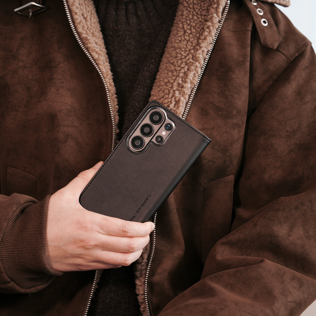 ARAREE MUSTANG DIARY เคสหนังพรีเมียมพร้อมช่องใส่บัตร สำหรับ Galaxy S26 Ultra / S26+ (Plus) / S26