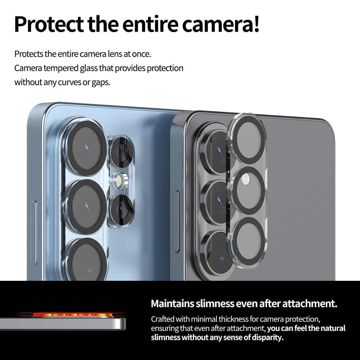 ARAREE CORE Camera CM กระจกกันรอยเลนส์กล้องแบบชิ้นเดียว สำหรับ Galaxy S26 Ultra / S26+ (Plus) / S26