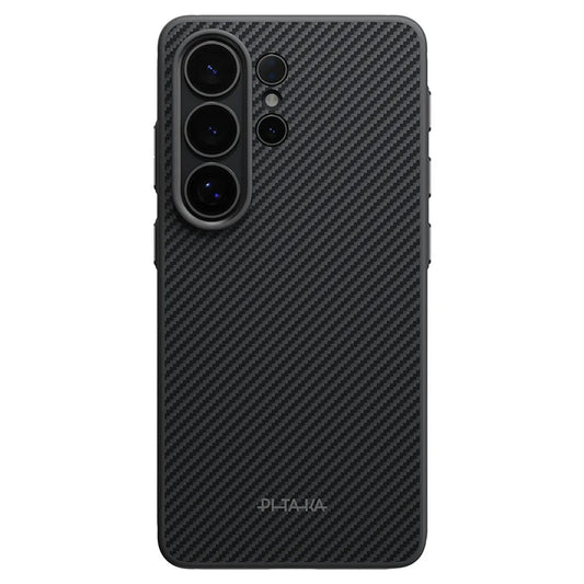 Pitaka Cairn Case เคสเส้นใยอะรามิดระดับพรีเมียม สำหรับ Galaxy S26 Ultra Black Grey Twill