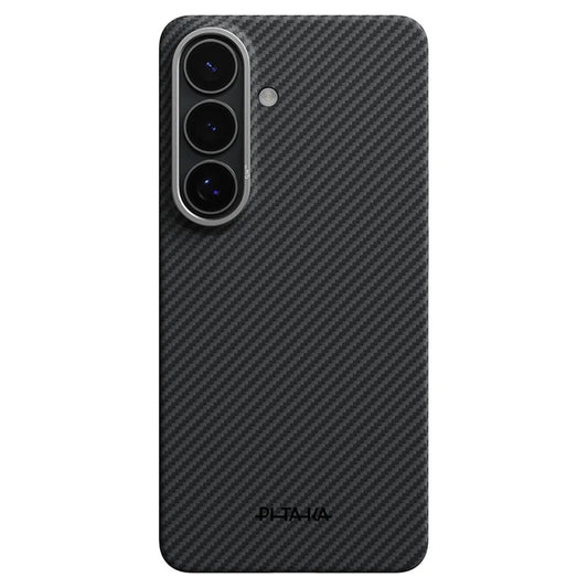 Pitaka Edge Case เคสเส้นใยอะรามิดระดับพรีเมียม สำหรับ Galaxy S26 Ultra / S26+ / S26 Black Grey Twill