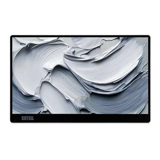 SOTSU FlipAction Go 14″ จอมอนิเตอร์สำหรับพกพา มีบานพับ หมุนได้ สว่าง 400 nits - สี Silver
