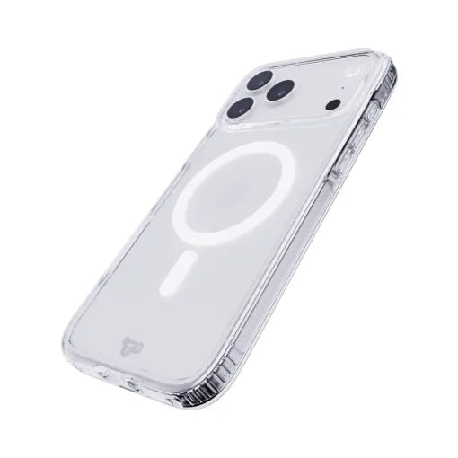 Tech21 EvoClear (MagSafe) เคสกันกระแทกสำหรับ iPhone 17 / 17 Air / 17 Pro / 17 Pro Max เคสยังใสเหมือนใหม่แม้ใช้งานยาวนาน