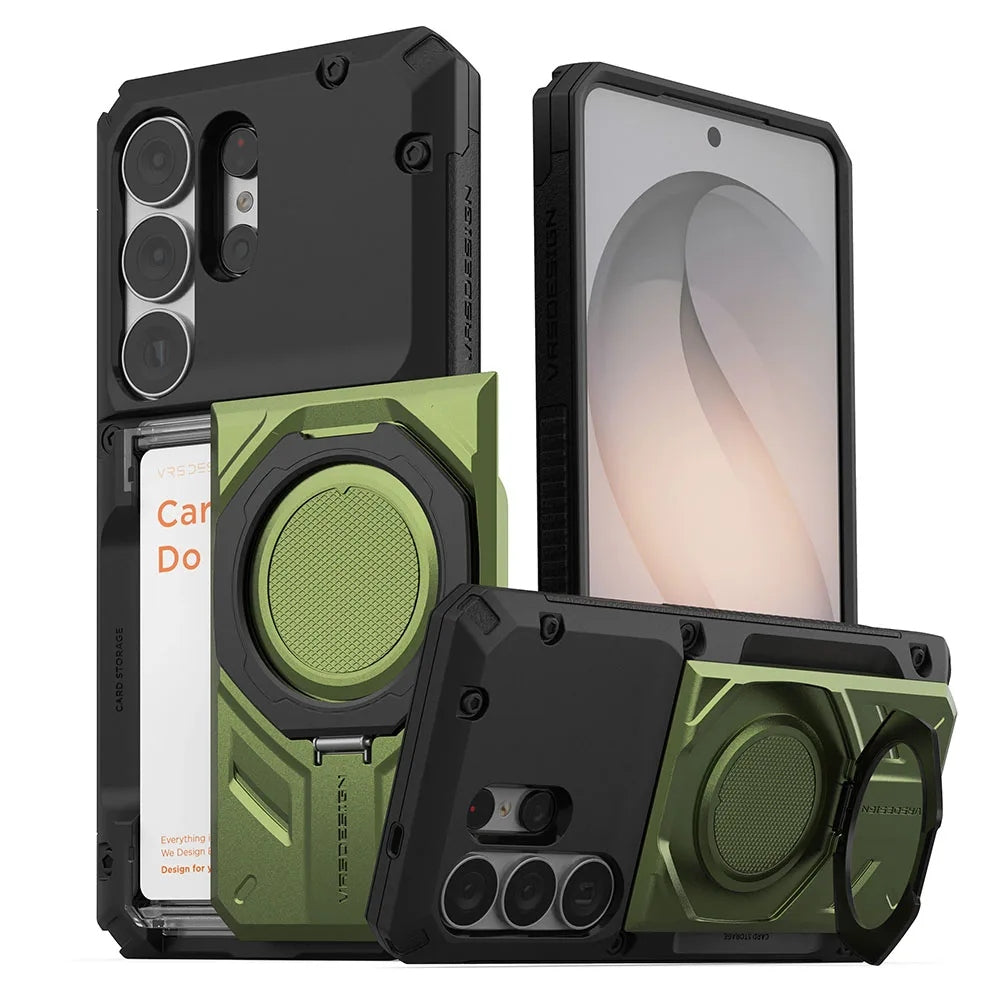 VRS Damda Glide Hybrid เคสกันกระแทกพร้อมช่องเก็บบัตรฝาสไลด์ สำหรับ Galaxy S26 Ultra